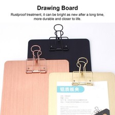 Clipboard Suspensible Rustproof Wearproof Scratch Resistant Iron Metal Drawing