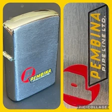 Vitg c1960s Pembina Pipeline LTD Advertising Lighter-Penguin-Japan-Unfired w/Box