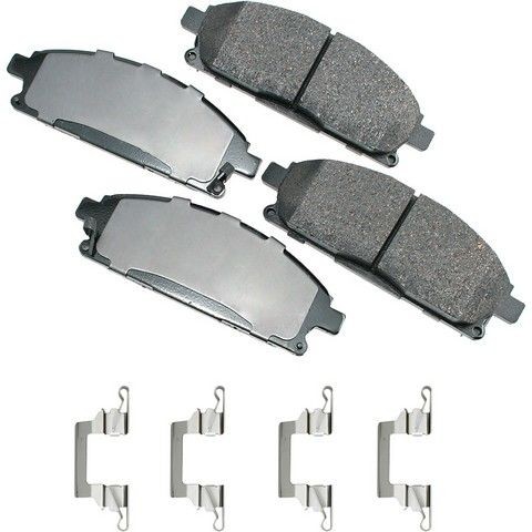 Akebono ACT691A Akebono ProACT Ultra Premium Ceramic Disc Brake Pad Kit