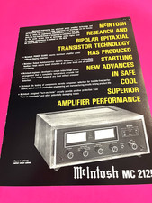 McIntosh  MC2125  Brochure - VINTAGE - $19.00