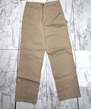 Rasco FR Work Pants Men 32x32 Brown Flame Resistant Canvas Utility Trousers Work