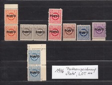 Österreich 1946, Portomarken,Posthornzeichnung m.Aufdruck "Porto",LOT postfrisch