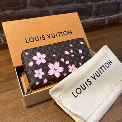Louis Vuitton Takashi Murakami Zippy Wallet Cherry Blossom Sakura