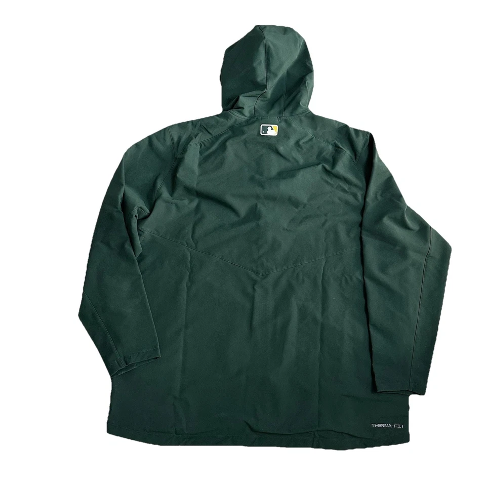 Oakland Athletics Colección Nike Performance Therma Raglán Cremallera Completa Sudadera con Capucha 3XL Foto 4 de 4