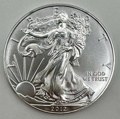#ad #ad 2012 American Silver Eagle 1 Troy Oz .999 Fine Silver $92.00