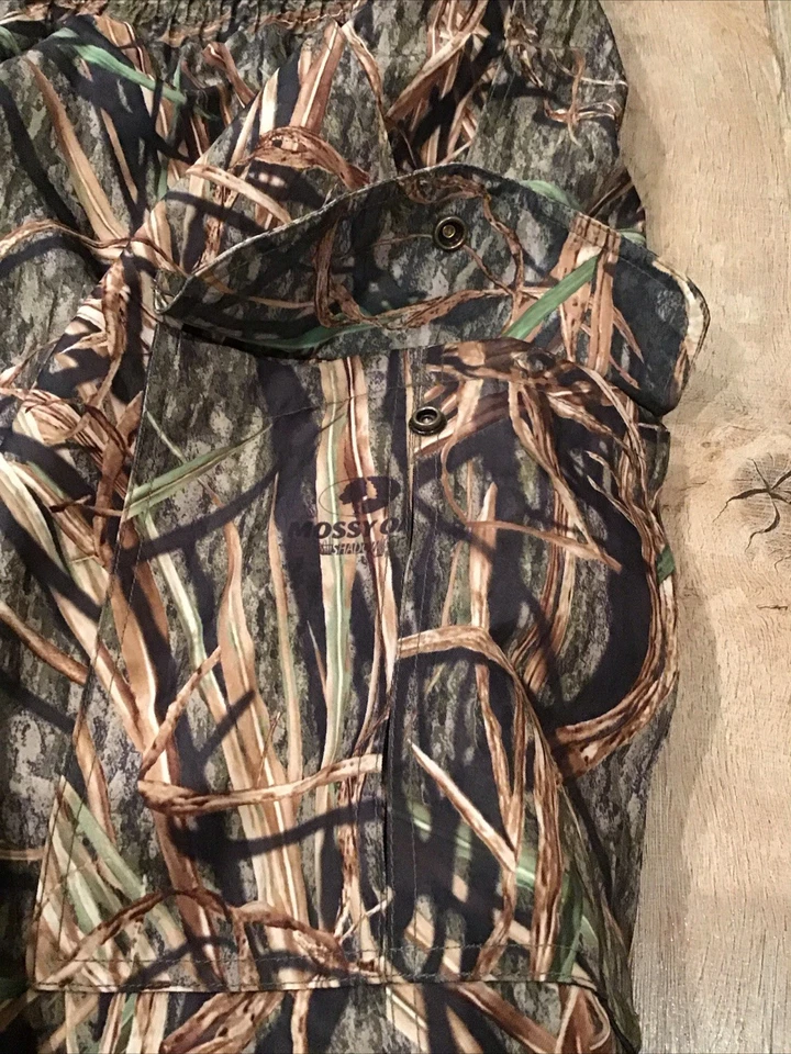 New Cabelas Pants Mens 4XL Gore Tex Mossy Oak Shadow Grass Hunting Rain Wear - Image 4 of 4