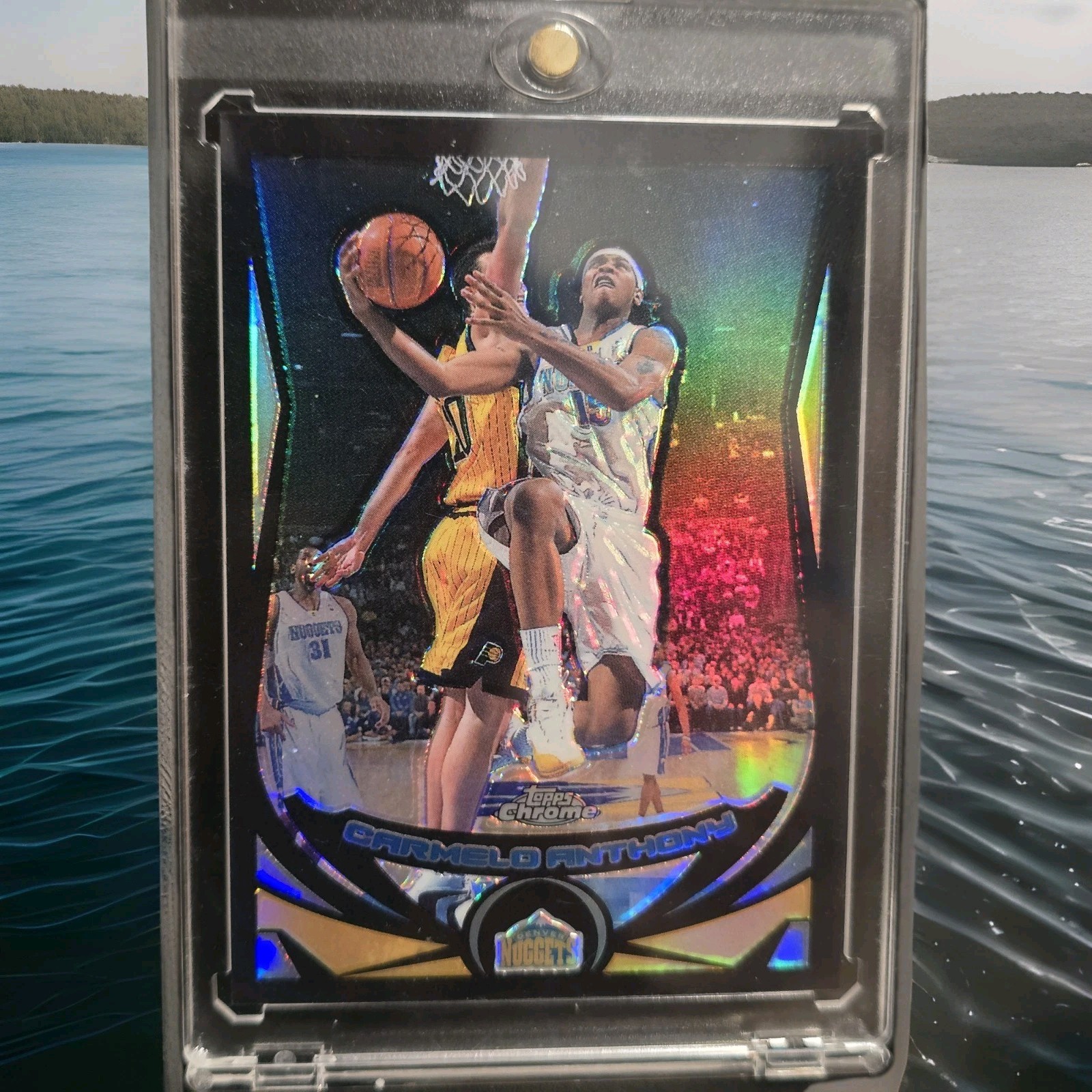 2004-05 Topps Chrome - Carmelo Anthony #15 Black Refractor 216/500 🔥 🔥 🔥