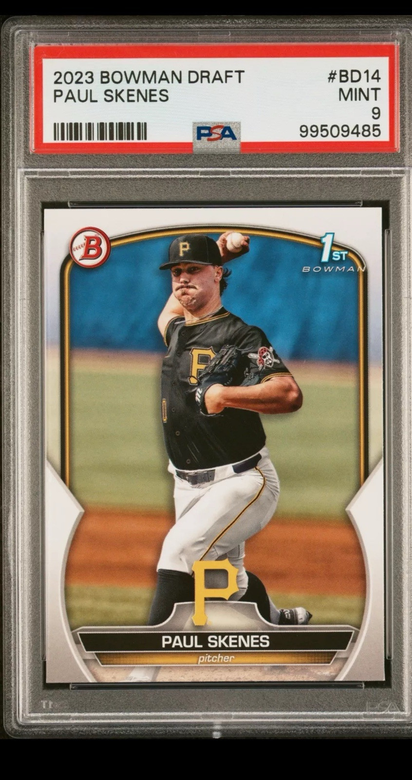 2023 Bowman Draft - #BD-14 Paul Skenes (1st) PSA 9