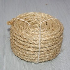 Twisted Sisal Rope Cat Scratcher Post Handcraft Pet Cord Wrapping Twine Rope