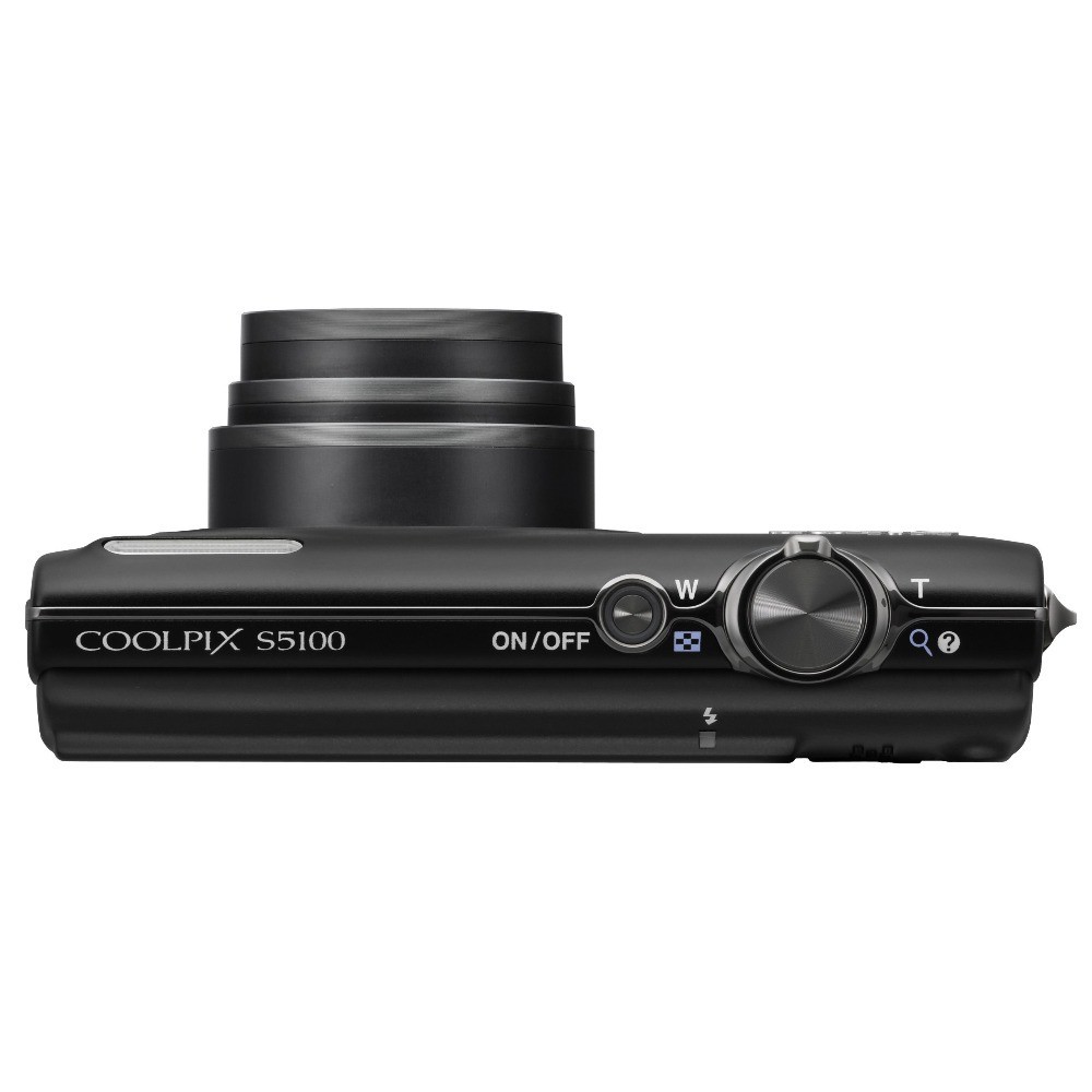 Nikon COOLPIX S5100 Digital Camera Black 5x Optical Zoom 12.2MP