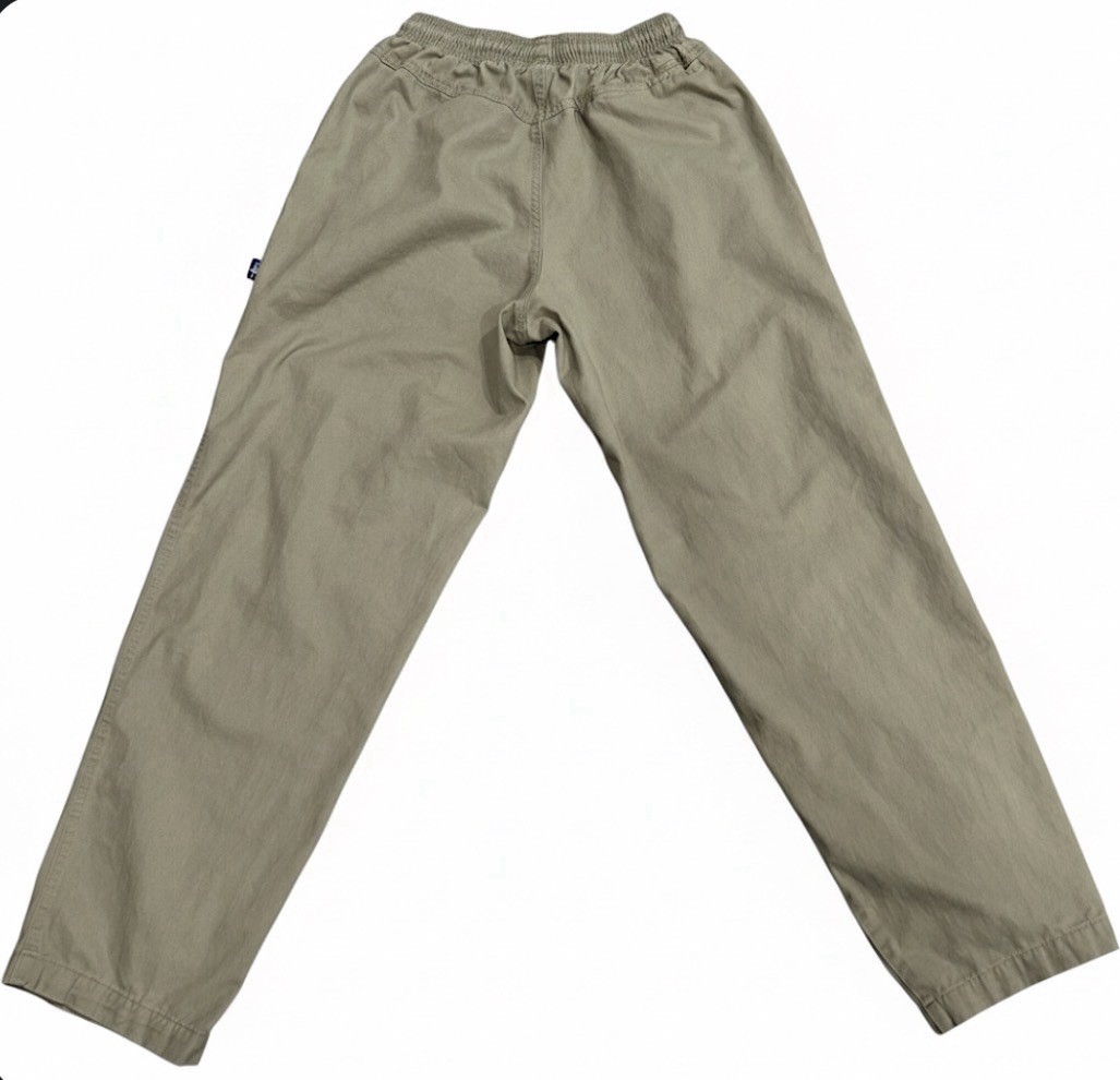 Stussy Beach Pants Khaki Chino Made In USA 100% Cotton Rare - Size S/M Vintage thumbnail 2