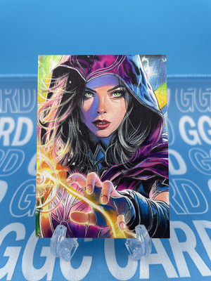 GGC Studio DC Raven Artist Hand Drawn Auto Sketch Card 1/1