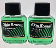 Lot of 2 Skin Bracer ORIGINAL AFTER SHAVE by Mennen 5 oz 147 ml