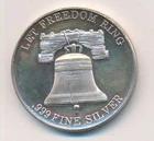 NORTHSTAR MINT LET FREEDOM RING 1 TROY OUNCE 999 SILVER ROUND