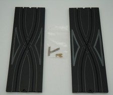 AURORA TJET 9" CRISSCROSS TRACKS 2 PC W/HRDW VN CLEAN RACE READY