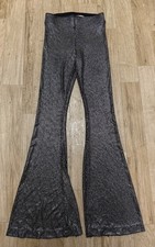 NWT Show Me Your Mumu Women’s Gold Disco Bam Bam Bell Leg Pants Sz S