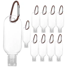 10 Sets 30 ml Refillable Hand Bottles Leakproof With Flip Cap Design