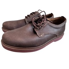 NEW Boys 1M Florsheim Brown Chocolate Leather Comfortech Dress Shoes