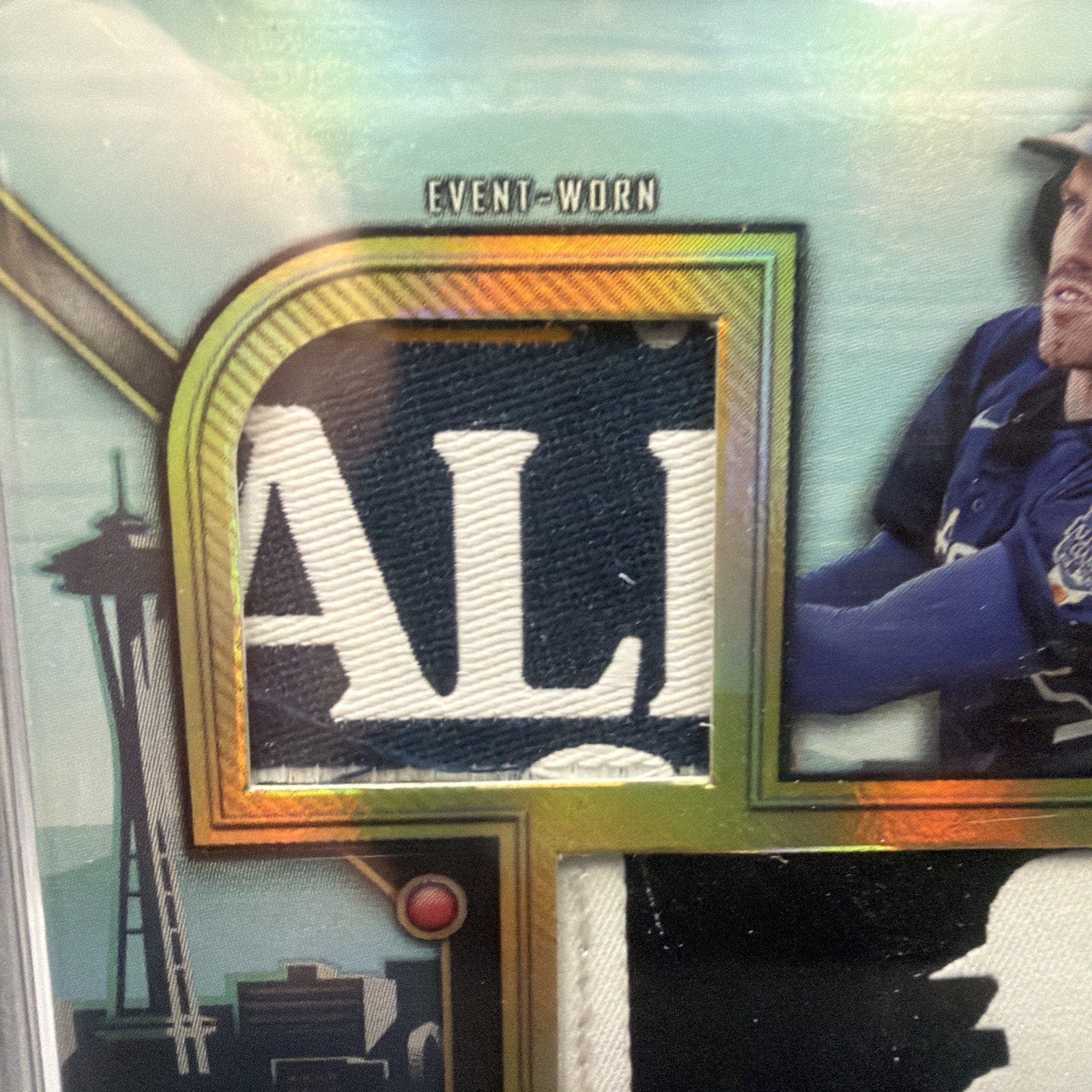 2024 Triple Threads Freddie Freeman 1/1 All-Star Game Worn Logoman Patch PSA 9 view 4