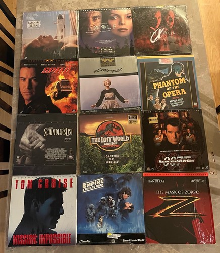 Lot Of 60 Vintage Laserdisc Collection Classic American Movies Some Unopened - Picture 4 of 4