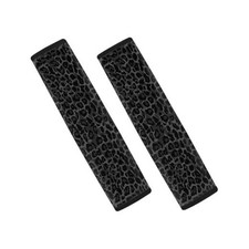 Print Car Seat Belt Cover Pad Set of 2,Soft Seatbelt Cushion Black Leopard
