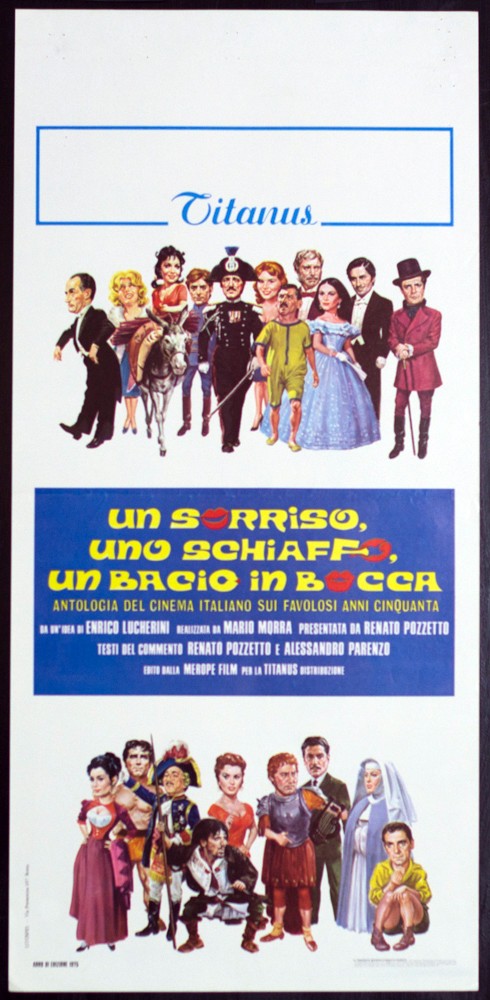 Locandina originale film Un sorriso, uno schiaffo, un bacio in bocca (1976) - Regia di Mario Morra