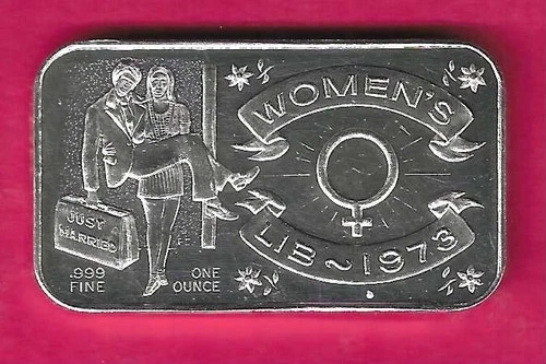 WOMEN’S LIBERATION   .999 SILVER ART BAR