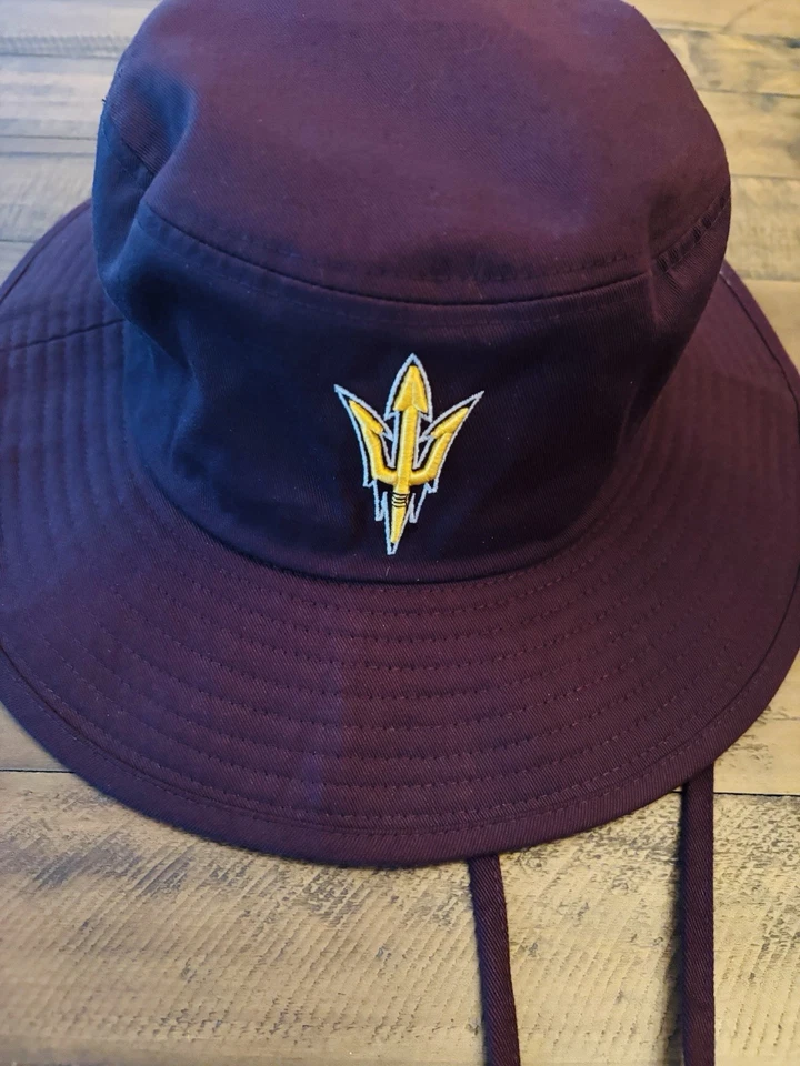 Rare Arizona State Sun Devils Bucket Hat - Zephyr Maroon L/XL - Image 2 of 4