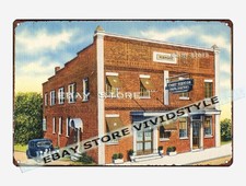 tin sign 1930s-40s Howard - Robinson Funeral Directors North Carolina