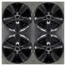 Set 2013-2024 Dodge Ram 1500 Classic Oem Factory Matte Black Wheels Rims 2451