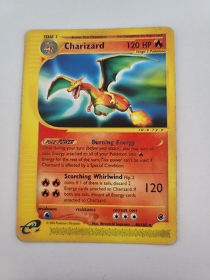 2002 Pokemon Expedition Base Set # 40/165 Glurak Vintage non Holo Rare Charizard