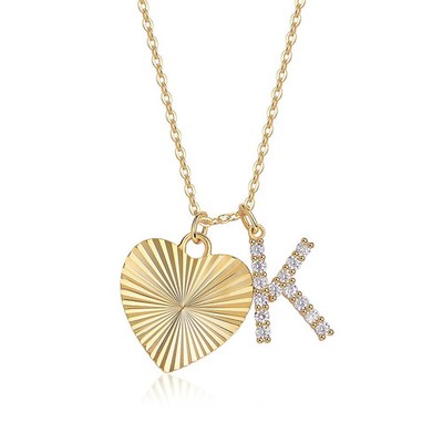 1Heart Secret - A Fashionable And Trendy Necklace Pendant Diamond Jewelry Neckla