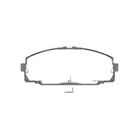 Bremsbelagsatz Scheiben 16,3 Mm Triscan Iam-Expertise FüR U.A. Toyota Hiace