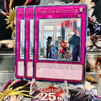 3x Yugioh Playset There Can Be Only One VASM-EN015 Rare 1st Ed Near Mint