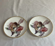 Vintage Fairy Plates Whimsical Set Of 2 Home Decor Germany Fairycore 