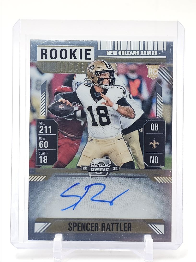 SPENCER RATTLER 2024 CONTENDERS OPTIC ROOKIE TICKET A RC AUTO Q5352