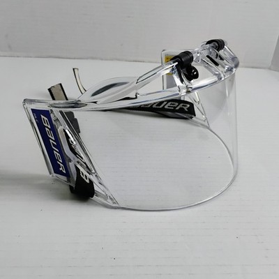 Bauer HLC Senior Hockey Visor with Hardware and Straps