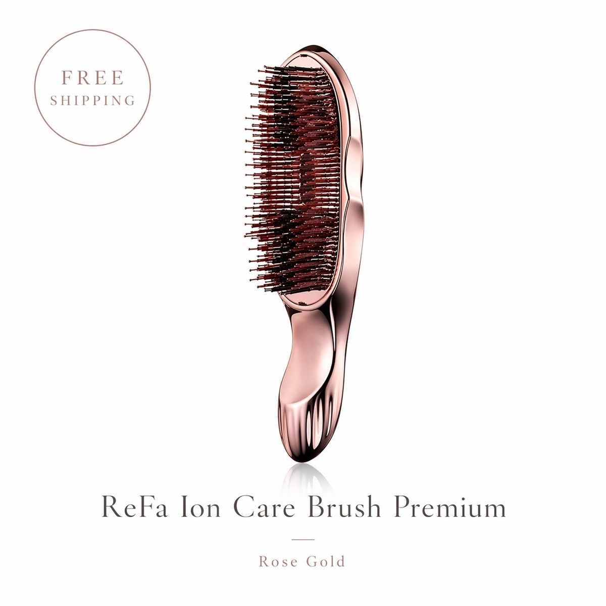ReFa ION Care Brush Premium Rose Gold Hair Scalp Brush Japan