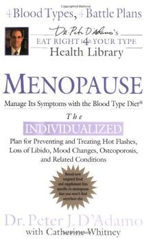 Menopause: Fight Its Symptoms with the Blood Type Diet (... | Buch | Zustand gut