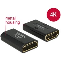 Delock 65659 Hdmi Adapter [1X Hdmi-Buchse - 1X Hdmi-Buchse] Schwarz