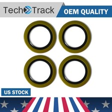 (4 Pk) Double Lip Grease Seals Fits Trailer Axle 6000# 7000# 2.25" #22333 10-36