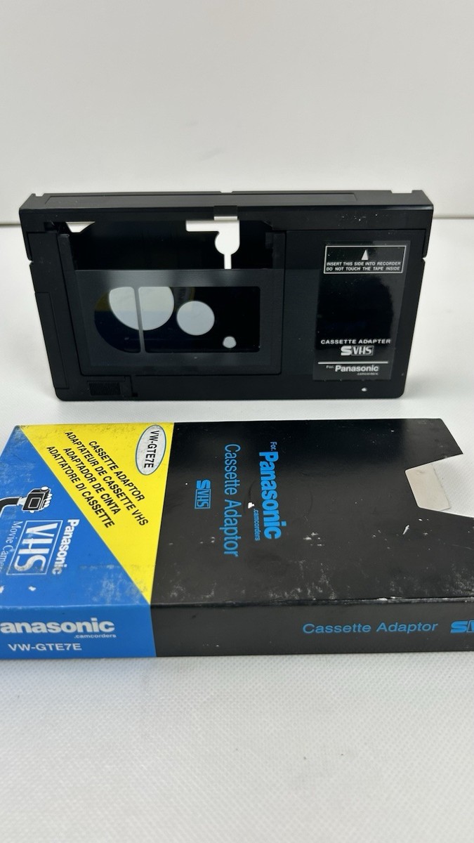 Panasonic Vhs-c to VHS Cassette Adapter Motorized Vw-gte7e for