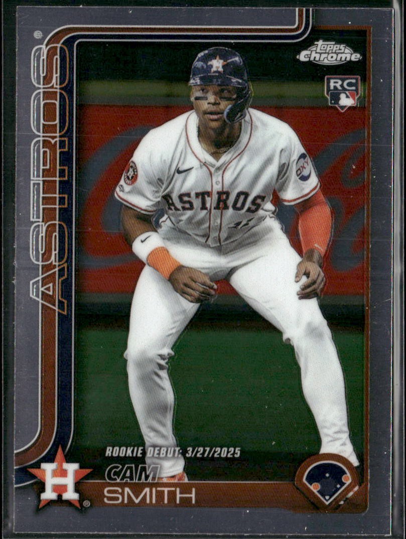 Cam Smith Rookie RC Card 2025 Topps Chrome Update #USC19 Houston Astros