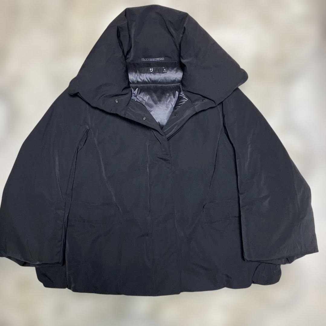 UNIQLO +J Jil Sander Hybrid Down Jacket BLACK WOMEN XL Size Japan