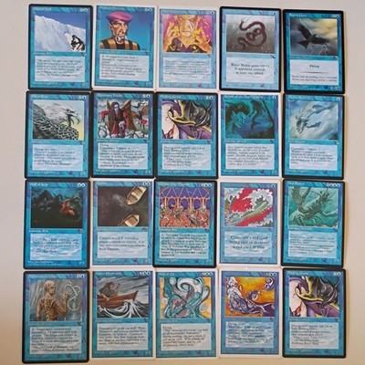 Wizards of the Coast Magic: The Gathering Vintage Blue Lot - Storm Crow, 20