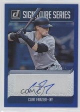 2018 Panini Donruss Signature Series Blue 97/99 Clint Frazier #SS-CL Auto 8k4