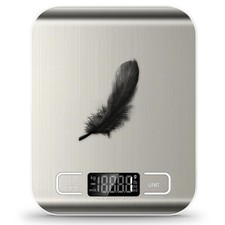 Digital Kitchen Scale 11lb 1g Accuracy 304 Stainless Steel Food Weight Baking