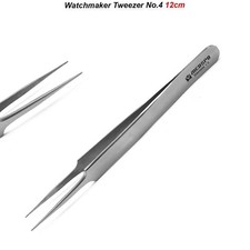 Proffesional Watchmaker Fine-Tipped Tweezer No.4 Jewelry Watch Making Instrument