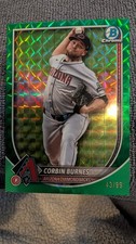 2025 Bowman Chrome Corbin Burnes Green Geometric /99 Diamondbacks