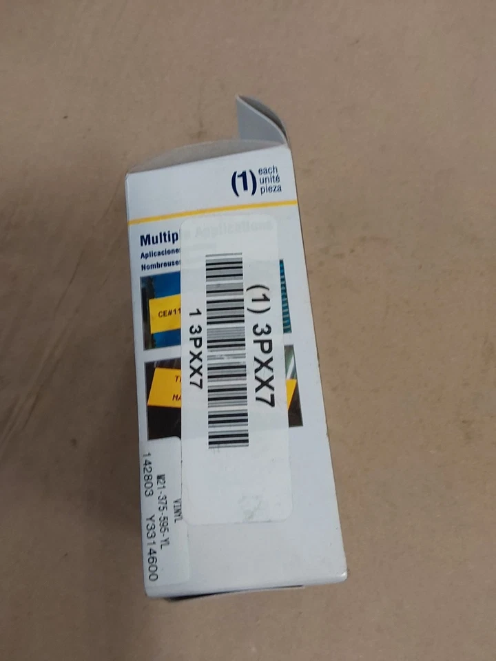 BRADY M21-375-595-YL Label Cartridge, Black/Yellow, 21 ft. 3PXX7 - Imagem 4 de 4